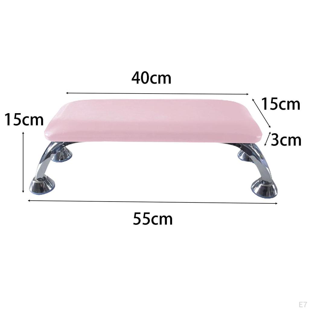 Podpórka pod dłonie do manicure, podłokietnik do paznokci, skóra PU, antypoślizgowa, mata stołowa, do