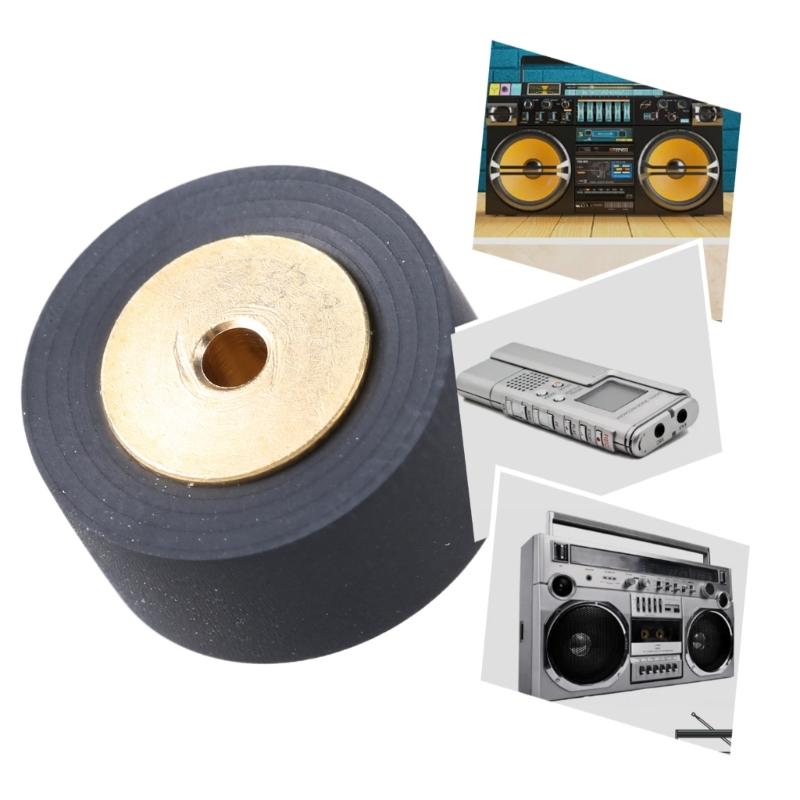 Roată Fulie Curea Player Casetă Role Presoare Cauciuc 13.5x7x6.5/13.5x8x6.5 pentru Reportofoane Asigură Sunet Stabil & Durabilitate