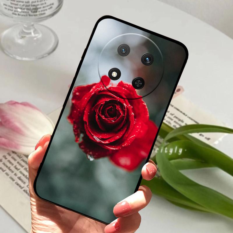 For Honor Magic7 Lite Case BRP-NX1 Luxury Painted Cover Soft TPU Silicone Cases For Honor X9C Magic7Lite X60 Pro X60Pro Fundas
