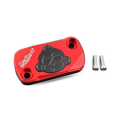 MORITECH Honda MONKEY 125 Master Cylinder Fluid Tank Cover ENGINE BRAKE CAP CCNC for HONDA MONKEY 125 JB02 JB03 Cover/Brake (Red)