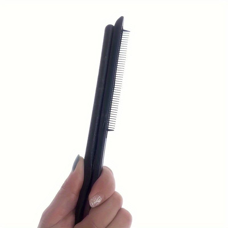 Hairdressing V-Comb Messy Hair Finishing Straightening Splint Comb - Hair Styling Tool Clip special for  hair wigs