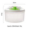 Hand-Crank Salad Spinner and Vegetable Dehydrator
