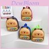 Cartoon Capybara Kids Backpack With Breathable Pvc Material For Preschool And Toddler School Use