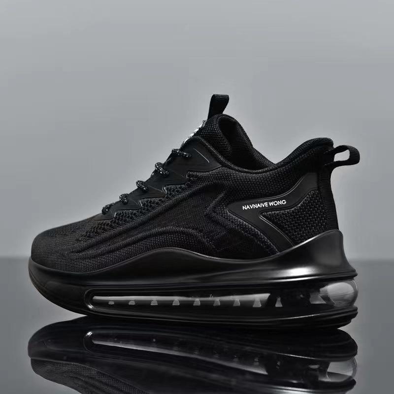 Men's shoes running shoes air cushion men's spring and autumn new trend breathable soft sole men's casual sports shoes