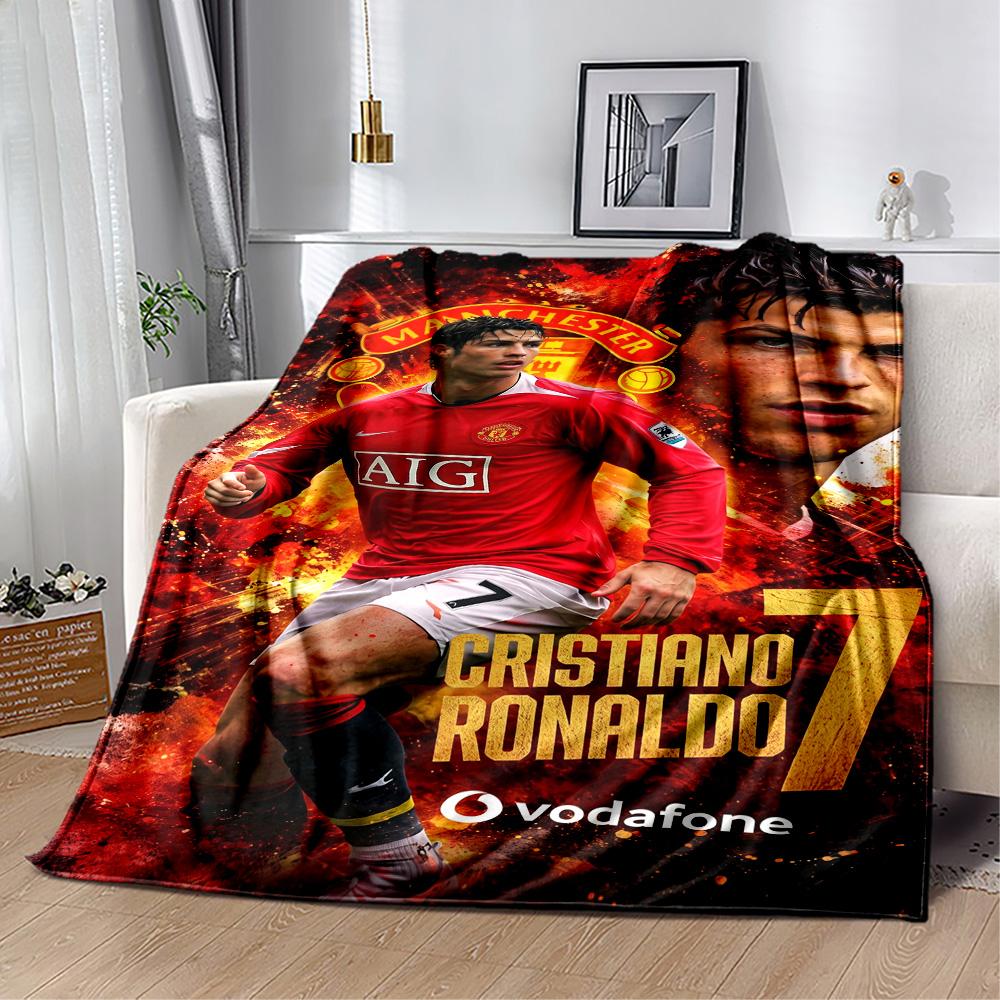Cristiano Ronaldo Manchester Blanket Ultra-Soft Great for Office Chair Chair Livingroom for All Seasons Modern