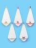 [Renoma] Premier Farm Sanrio Characters Basic Ring Hand Towel 5-Piece Set_0E5AU61735