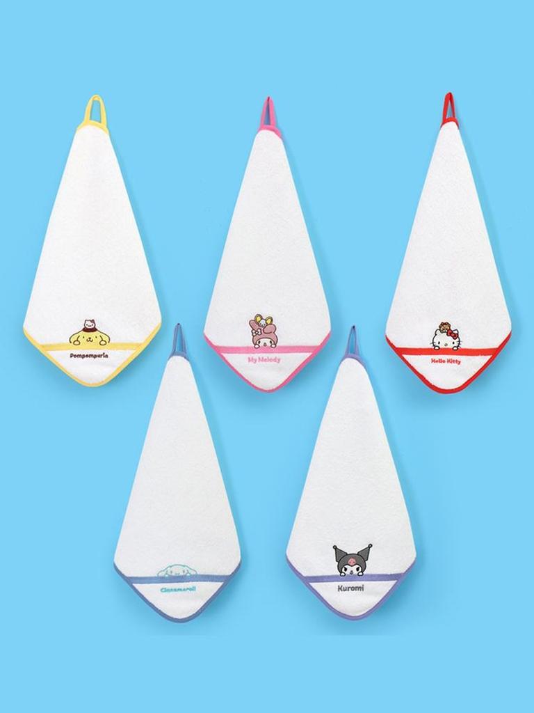 [Renoma] Premier Farm Sanrio Characters Basic Ring Hand Towel 5-Piece Set_0E5AU61735