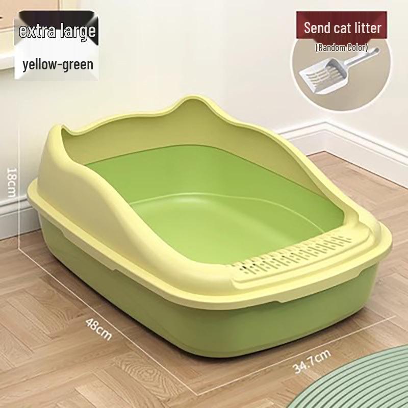 Halbgeschlossene geruchsdichte Katzen- und Hundetoilette