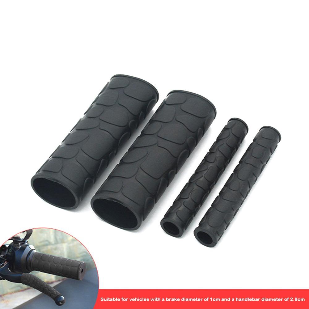 Anti-Slip Motorcycle Handlebar Grip Universal Fit Rubber Sleeve  Electric Bike Accessories