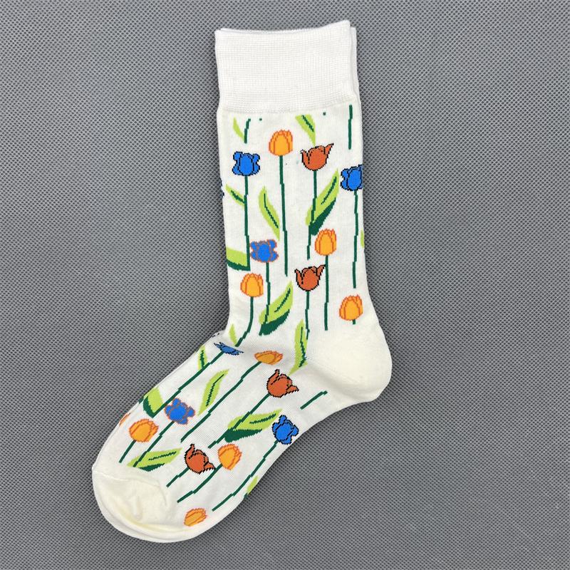 Happy Socks Women's Unisex Combed Cotton Sock Cherry Strawberry