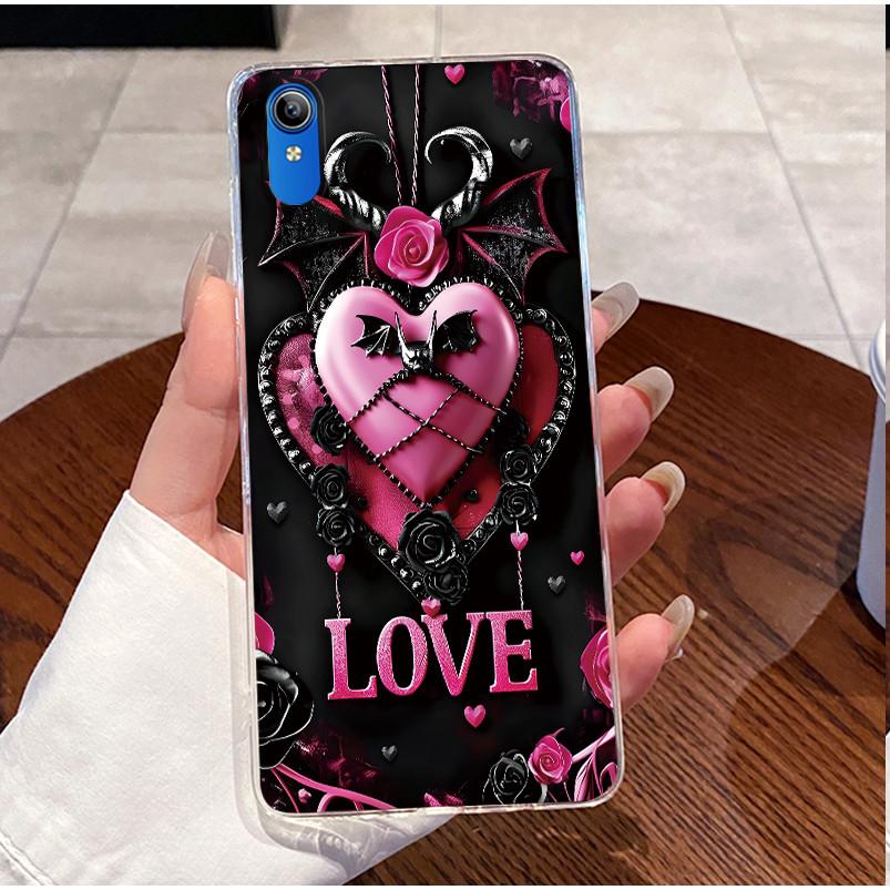 Case For Vivo Y91C / Y1S / Vivo 2015 / 1820 Luxury Cute Love Rabbit Funny Pattern Casing Ultra Thin Slim Clear Soft Phone Case