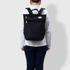 Heart Made Factory FY-0950 Tote Backpack, Unisex, A4 Size, Cordura Poly, Lisse Style Series (Black)