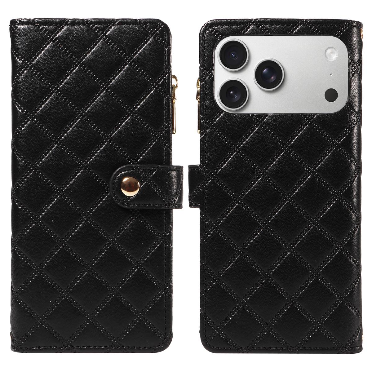 

Faux Leather Phone Case for Samsung Galaxy S25 S24 S23 S22 S21 S20 S10 S9 S8 Ultra Plus FE Series Anti-drop Wallet Cover Galaxy S22 5G чорний