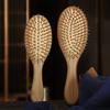 Bamboo Air Cushion Brush Men Women Scalp Massage Hair Comb Anti-static Portable Fluffy Hair Styling Detangling Paddle