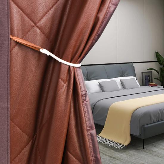 Magnetic Thermal Door Curtain Heavy Duty Insulated Door Cover Magnet Closure Windproof Soundproof Door Curtain for Entrance Insulation Patio Door