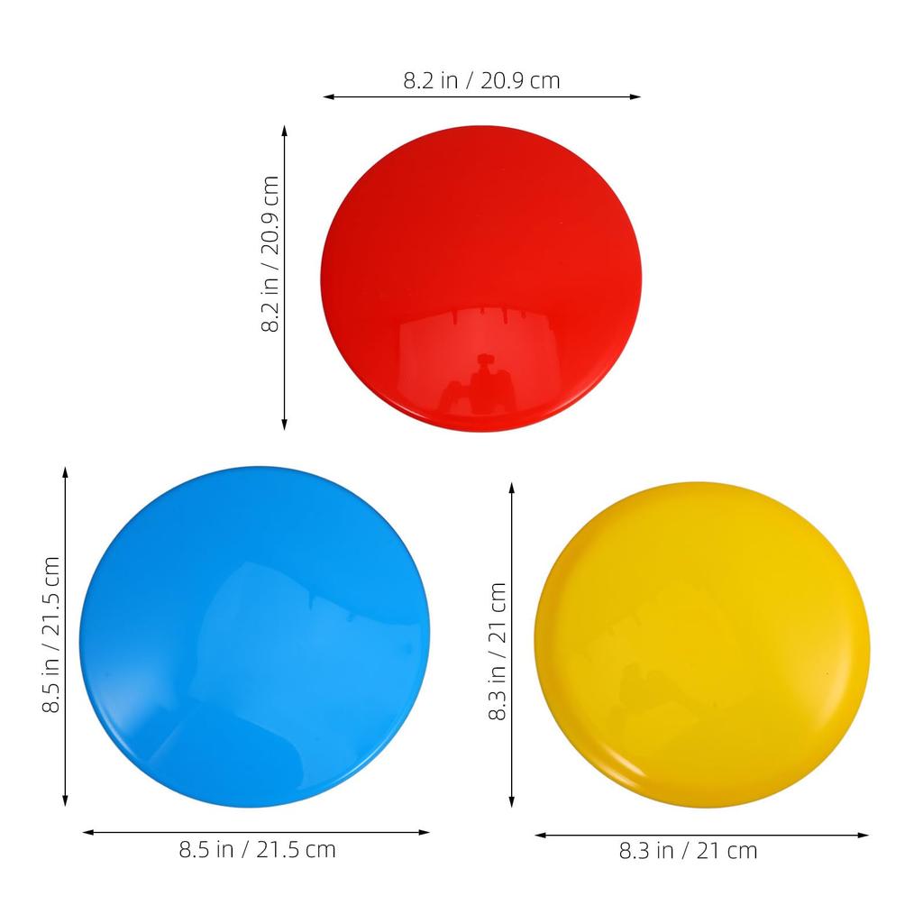 Zerodeko Disc Golf Set (6 Discs) - Beginner-friendly Driver, Mid-range, and Putting Practice Discs for Golf Training and Basket Aiming Practice.