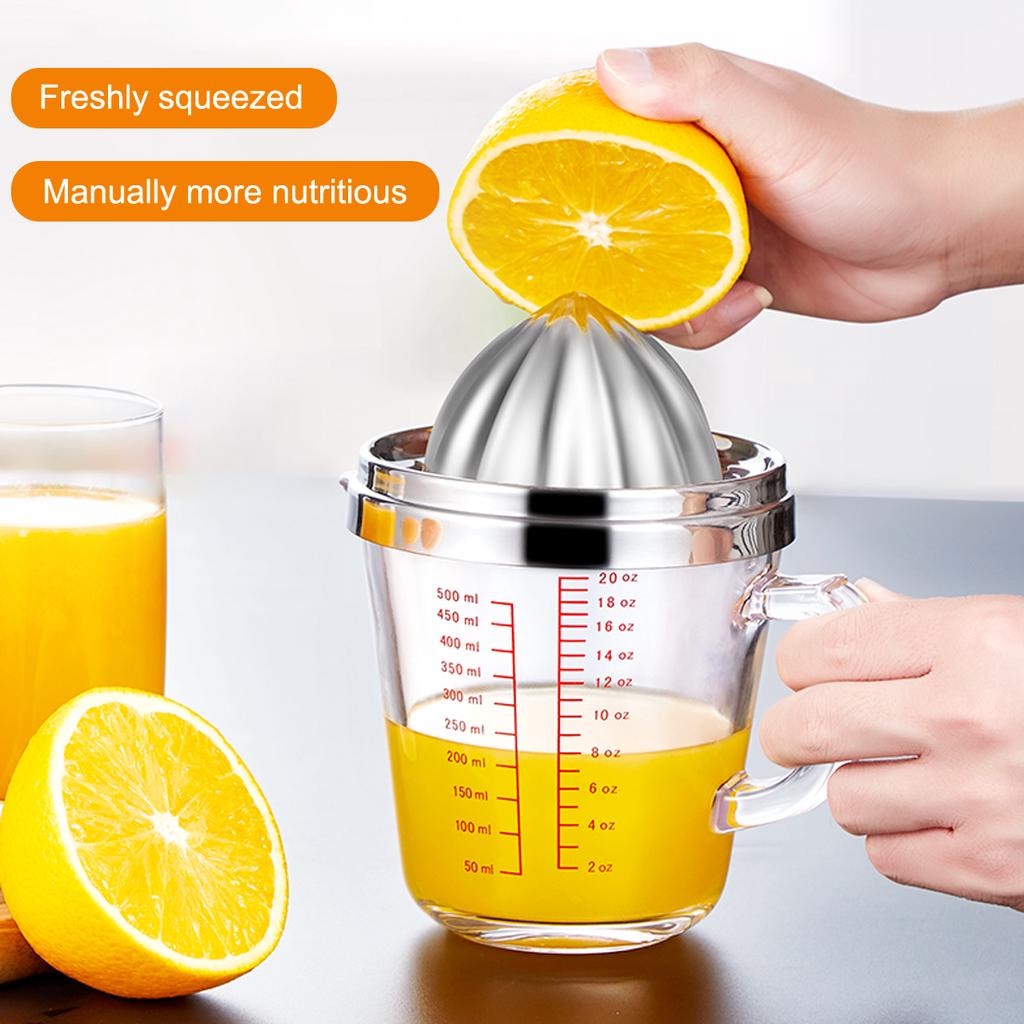 Buy 20oz Manual Citrus Juicer Stainless Steel Lemon Orange Squeezer