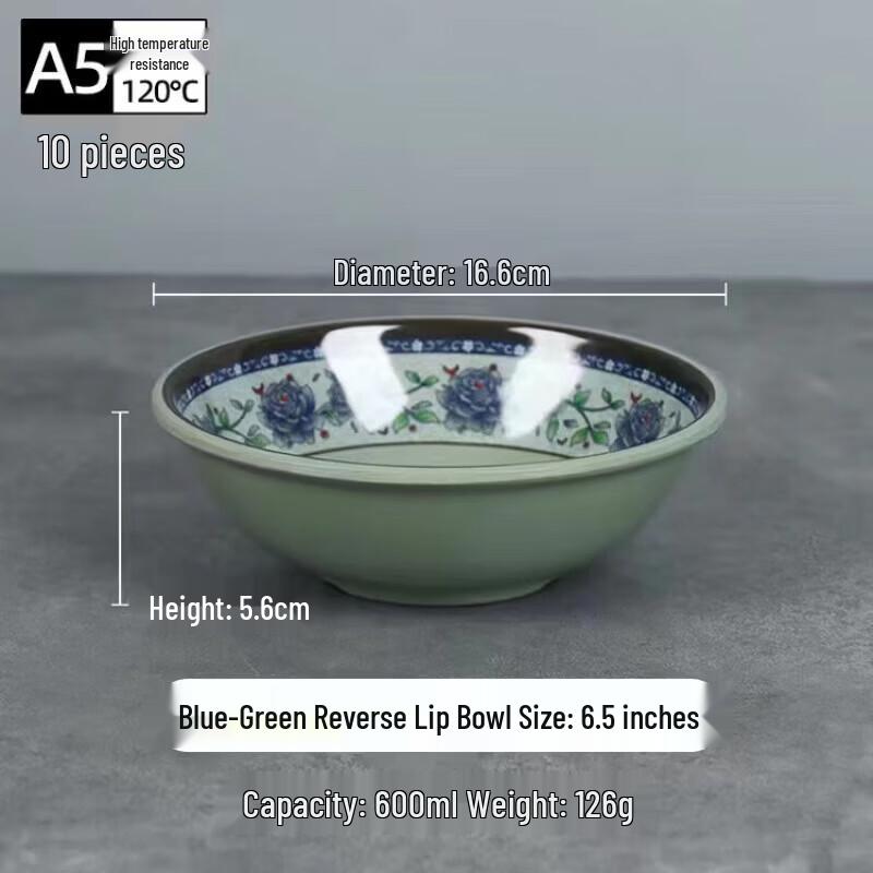 

Melamine Commercial Breakfast Bowl Set (10 Pack)