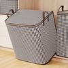 Houndstooth Quilted Large Capacity Waterproof Storage Bag for Clothes