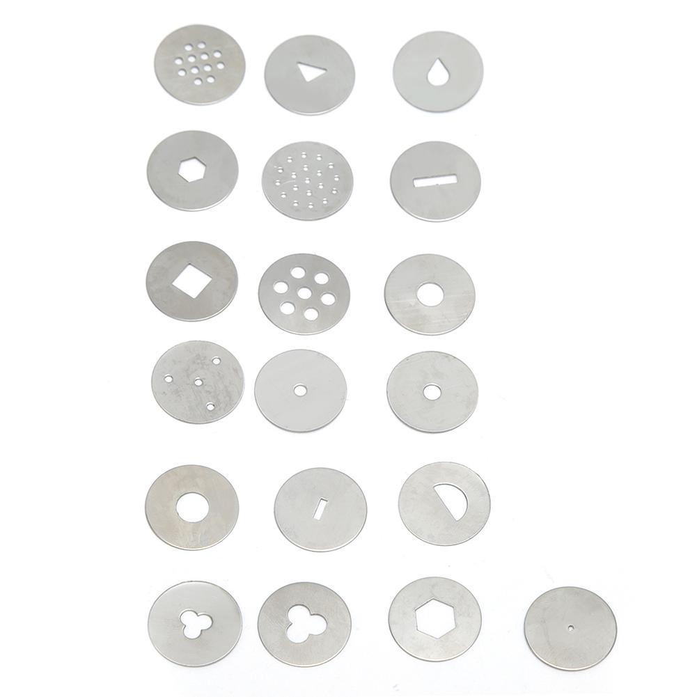 Nerezová ocelová zelená rotační mačkadlo na bahenní extruder, pistole na pečení fondánu, dort, sochařství z polymeru