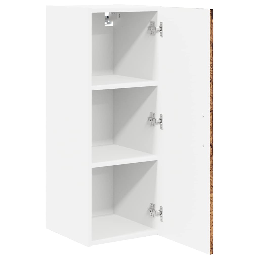 Wall Cabinet LUCCA Reclaimed Wood Look 30 X 31 X 80 Cm Particleboard