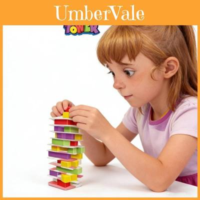 Crazy Tower Card Stacking Game For Family Fun And Brain Development