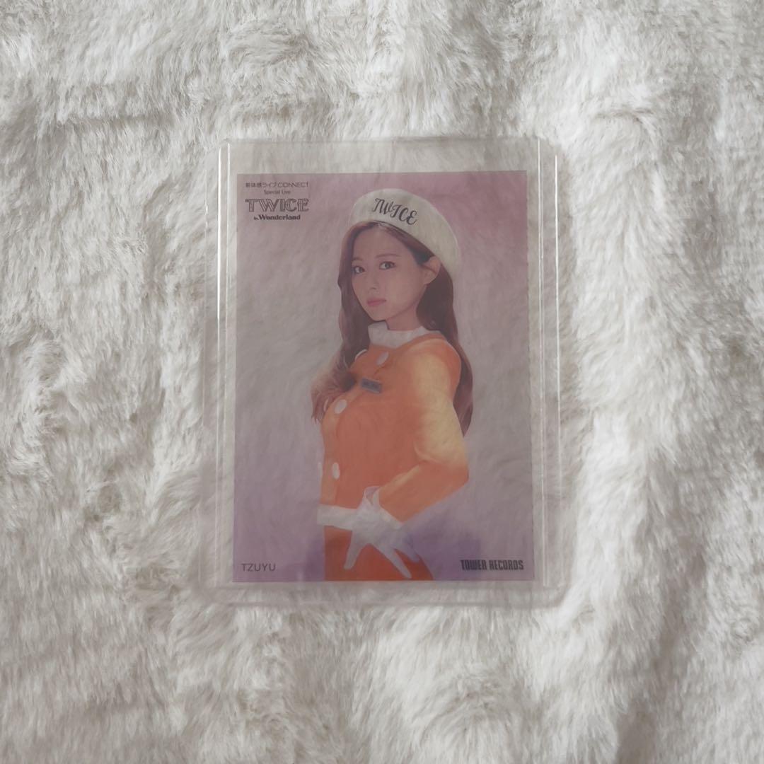 

[USED] TWICE Tzuyu Tower Records first-come-first-served bonus trading card rare