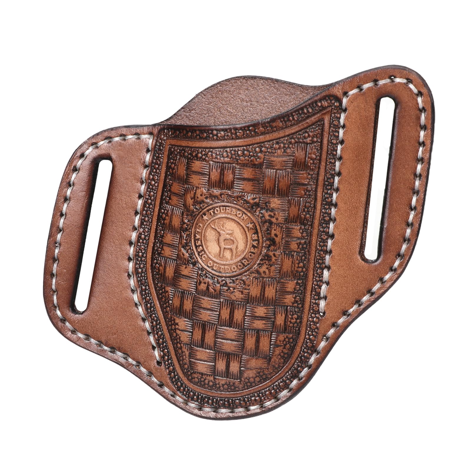 

TOURBON Knife Case Leather Petty Knife Sheath Folding Knife Cover Leather Case Knife Case Holster Belt-worn Electrician s Multi-Tool
