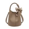 FOXER Women's Genuine Leather Bucket Shoulder Bag