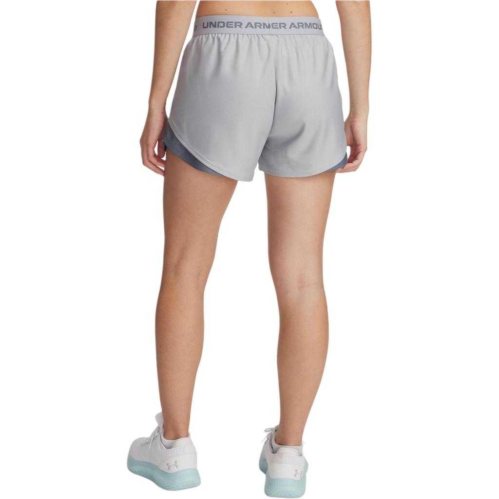 Under Armour Tech Play Up Comfortable Versatile Sports Shorts Women Shorts Modern-Gray 1390379-011