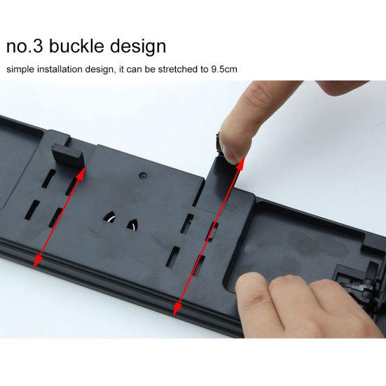 1Pc Trifold Blind Detachable ABS Spot Mirror Universal Glass for Vehicles Car