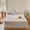 Simple Jacquard Bed Skirt with Cool Ice Muscle Air Conditioning Mat with Ice Silk Mat for Girl Air Conditioning Room Mat