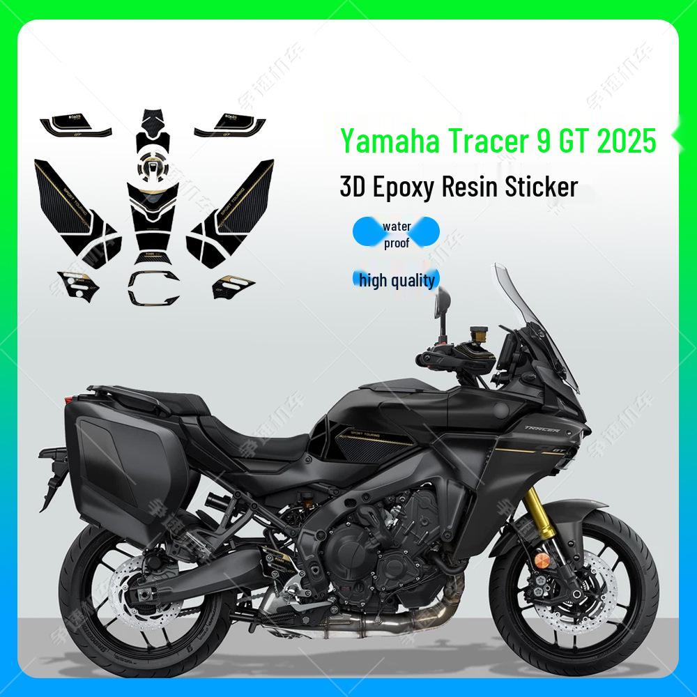 3D Waterproof Epoxy Sticker for Yamaha Tracer9GT Motorcycle Fuel Tank