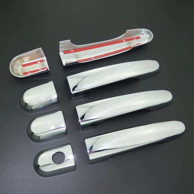 Car Upgrade Chrome Silver Door Handle Cover For KIA Sportage 2005-2010 Cars Accessories Exterior Styling Decoration