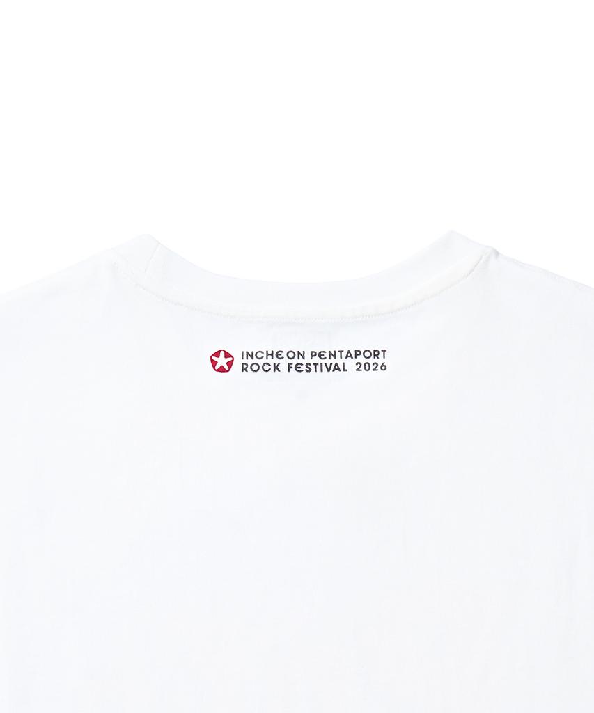 DISCUS ATHLETIC 2026 Pentaport Typo T-Shirt White