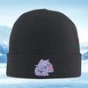 New Cartoon Cat with Pink Bottle Unisex Women Unisex Knitted Hat Beanie Pullover Cap Winter Thermal Warm Christmas Outdoor Cycling