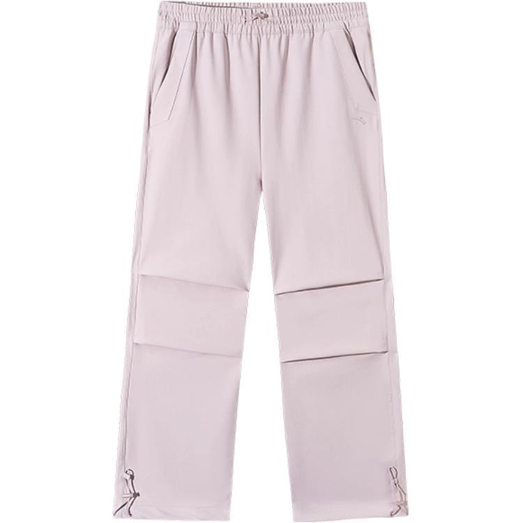 

Anta Comfortable Casual Simple Straight Leg Sports Pants Women bottoms Light-Pink 162517515N-1 XS