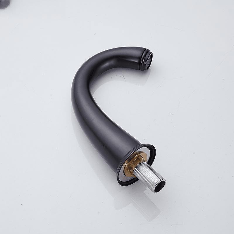 Antique Gold & Black Single-Handle Basin Faucet