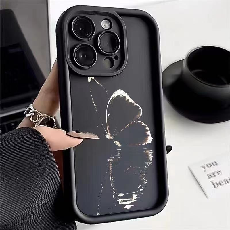 The New Butterfly Is Suitable for Iphone16pro Mobile Phone Case Apple 15/14pro13promax Japan and Korea 12x.
