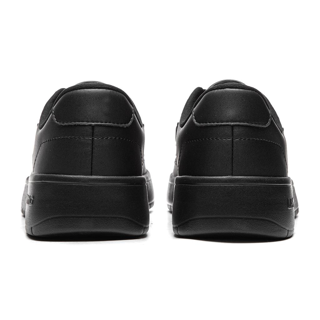 Li Ning Moon Landing 1.0 Black Warrior Trendy Versatile Comfortable Daily Casual Wear Durable Lightweight Breathable Low-Top Skate Shoes AGCV493-9