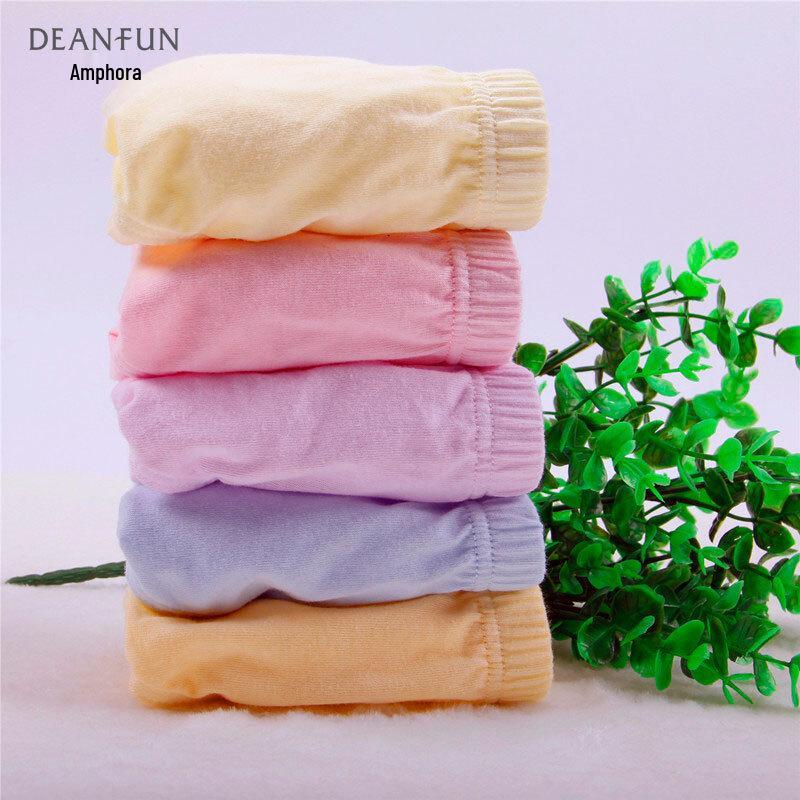 Deanfun Women's Plus Size Cotton Mid-Rise Briefs 3-Pack