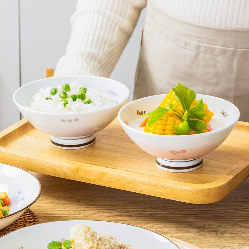 Sanrio Kuromi Pochacco 5inch Rice Bowl Heathy Ceramic Kawaii Conical Bowl Home Children's Eating Bowl Heat-resistant Tableware