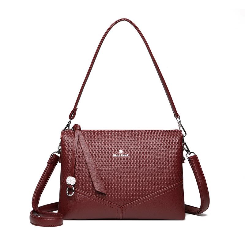2025 New Women's Large Capacity Soft Leather Crossbody & Shoulder Travel Bag
