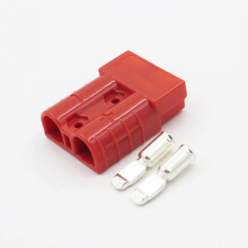 1Pc 600V 50/120A Anderson Plug Sets Battery Power Quick Connector With Anti Dust Cap Cover Terminal For Trailer Boat Caravan Con