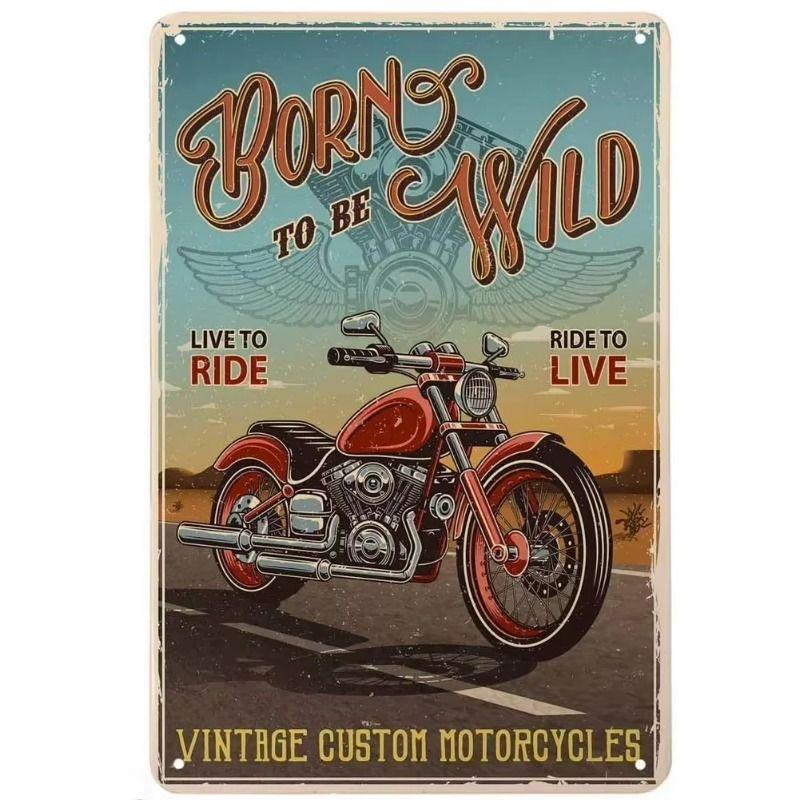 Retro Metal Tin Sign Poster Wall Art Home Decor