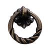 2pcs Zinc Alloy Drawer Handle Antique Twine Carved Cabinet Wardrobe Single Hole Mobile Door Handle Furniture Hardware Supplies