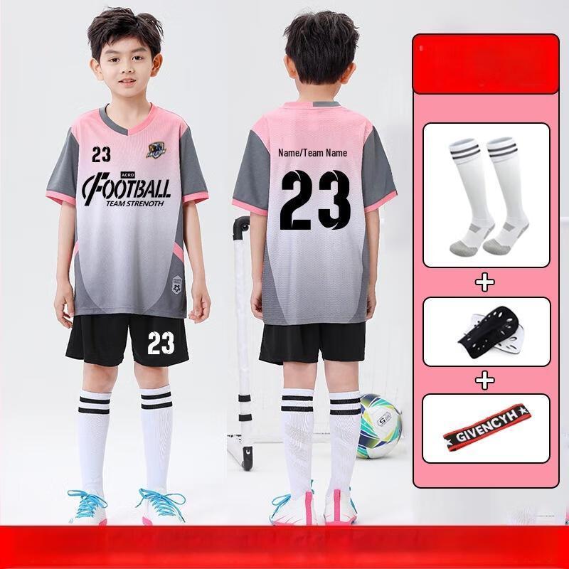 LongChan Kids' Professional Soccer Jersey Set