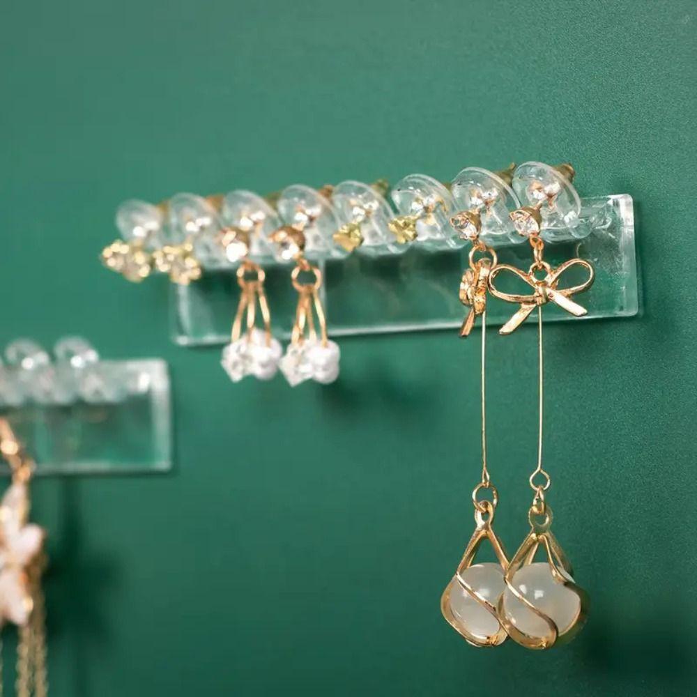 9Pcs 8 Hooks Necklace Holder Wall Mounted Jewelry Display Stand  for Bangles, Bracelets and Rings