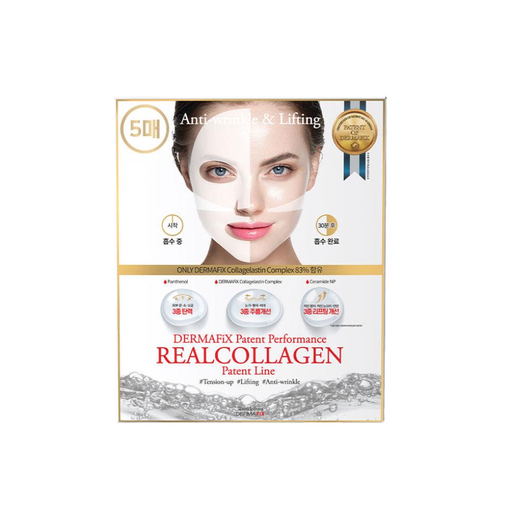 DERMAFIX Patent Performance Real Collagen Mask 5 Sheets 1 Pack