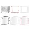 Transparent Barber Chair Backrest Cover Dustproof Anti-Scratch Salon Chair Protective Cover Square/Round Wear-resistant